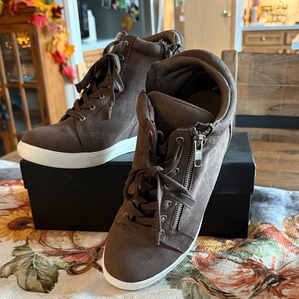 Maurices Brown High-Top Sneakers